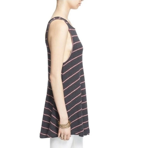 We The Free People Garden Striped Oversize Swing Tank Top Size Small - Picture 2 of 12